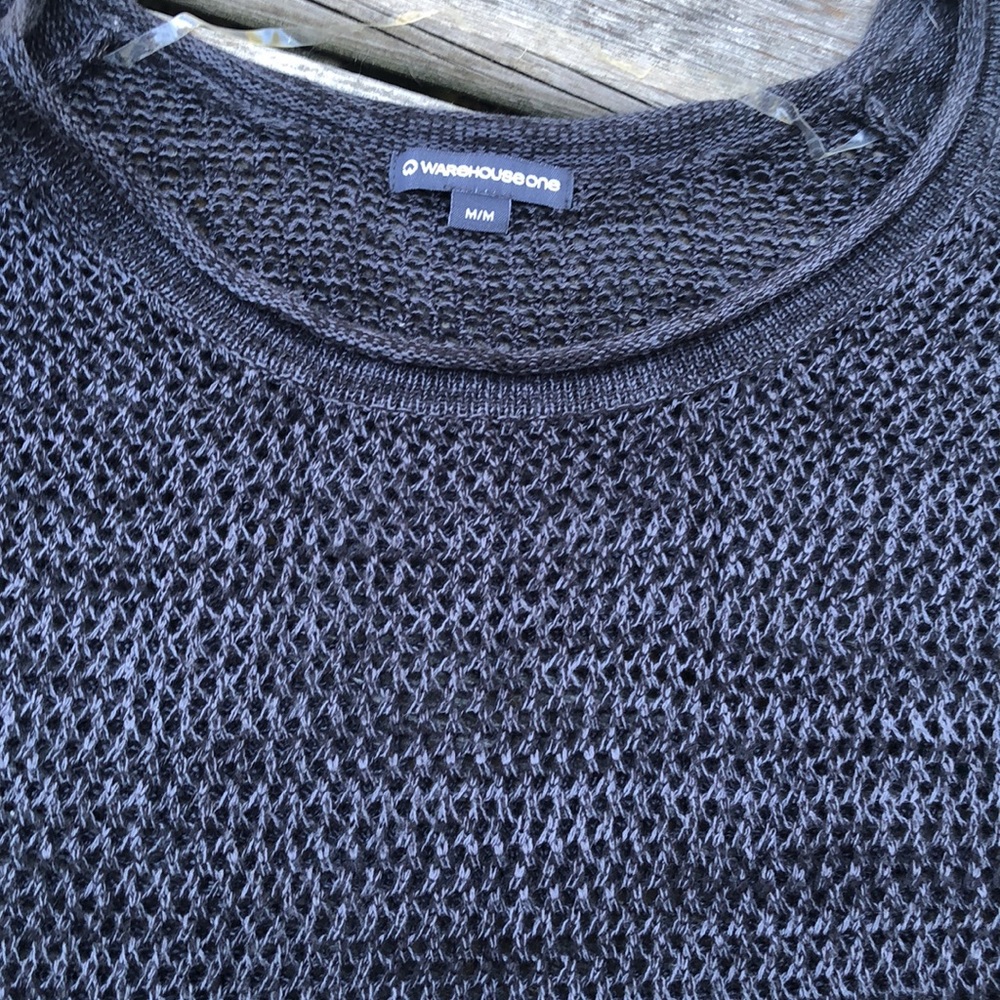 Warehouse One Mesh Sweater - Picture 3 of 6